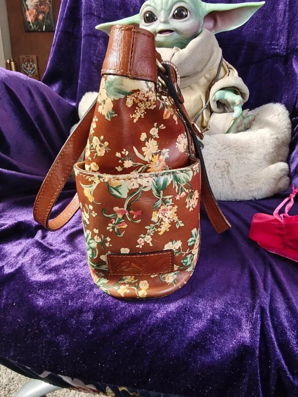 Patricia Nash Rayleigh Tote in Vintage Botanical Garden & Wallet in Denim Fields